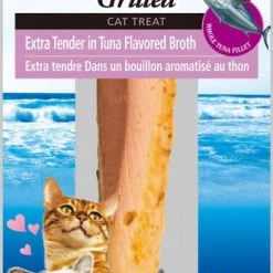 Inaba Ciao Grain-Free Grilled Tuna Fillet Extra Tender in Tuna Flavored Broth Cat Treat