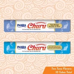 Inaba Churu Tuna & Tuna with Scallop Puree Variety Pack Grain-Free Lickable Cat Treat -Fetch For Pets || Ware || Inaba Shop 157637 PT2. SY630 V1635974551