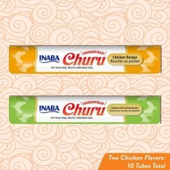 Inaba Churu Chicken & Chicken with Scallop Puree Variety Pack Grain-Free Lickable Cat Treat -Fetch For Pets || Ware || Inaba Shop 157639 PT2. SY630 V1635977496