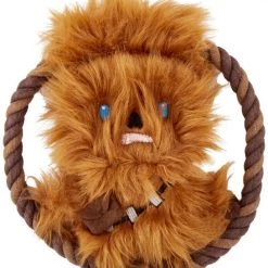Fetch For Pets Star Wars Chewbacca Squeaky Plush Rope Dog Toy