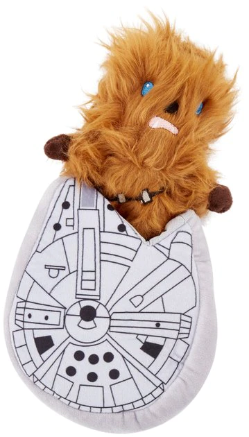 Fetch For Pets Star Wars Chewbacca M. Falcon Squeaky Plush Dog Toy 3 Fetch For Pets Star Wars Chewbacca M. Falcon Squeaky Plush Dog Toy