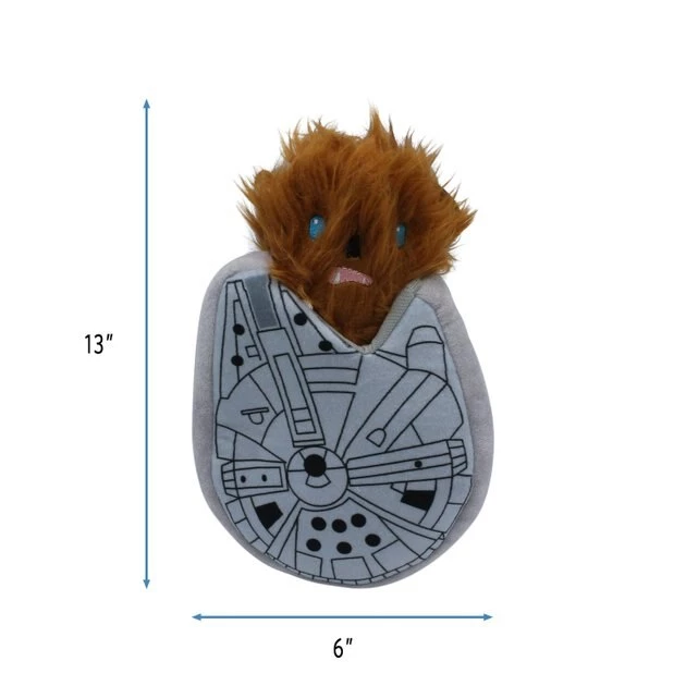 Fetch For Pets Star Wars Chewbacca M. Falcon Squeaky Plush Dog Toy 7 Fetch For Pets Star Wars Chewbacca M. Falcon Squeaky Plush Dog Toy - Image 5