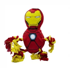 Fetch For Pets Marvel Comics Iron Man Squeaky Knot Buddy Dog Toy