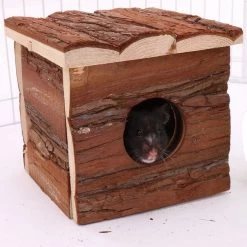 Ware Critter Timbers Bark Small Animal Bungalow -Fetch For Pets || Ware || Inaba Shop 235494 PT2. SY630 V1591025568