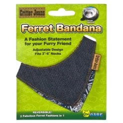 Ware Critter Jeans Reversible Ferret Bandana