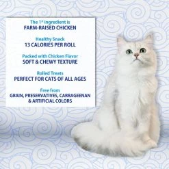 Inaba Churu Rolls Chicken Recipe wraps Tuna Recipe Grain-Free Cat Treats, 0.35-oz, pack of 4 -Fetch For Pets || Ware || Inaba Shop 235946 PT3. SY630 V1636417305