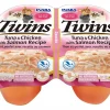 Inaba Twins Tuna & Chicken with Salmon Recipe Grain-Free Cat Food Topper, 1.23-oz, pack of 2
