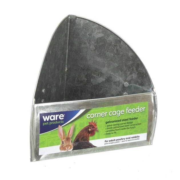 Ware Corner Cage Chicken Feeder 3 Ware Corner Cage Chicken Feeder
