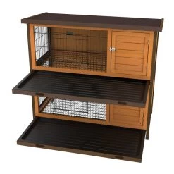 Ware Premium+ Double Decker Rabbit Hutch 7 Ware Premium+ Double Decker Rabbit Hutch -Fetch For Pets || Ware || Inaba Shop 258218 PT2. SY630 V1603403797