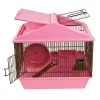 Ware Animal House 2 Tier Hamster Cage, Pink -Fetch For Pets || Ware || Inaba Shop 258246 MAIN. SY630 V1603415783