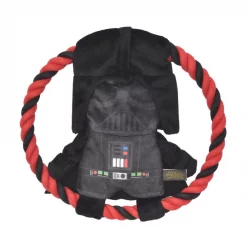 Fetch For Pets Star Wars Darth Vader Plush Rope Frisbee Dog Toy