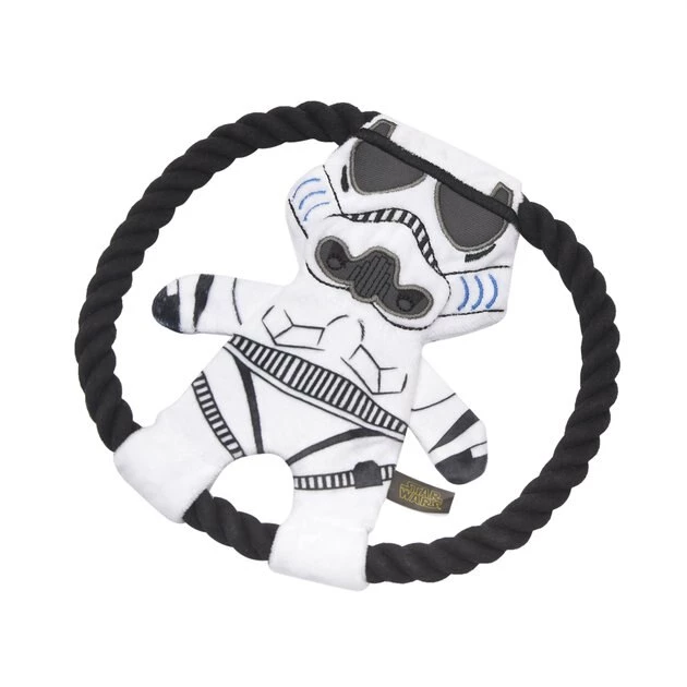 Fetch For Pets Star Wars Storm Trooper Plush Rope Frisbee Dog Toy 5 Fetch For Pets Star Wars Storm Trooper Plush Rope Frisbee Dog Toy - Image 3