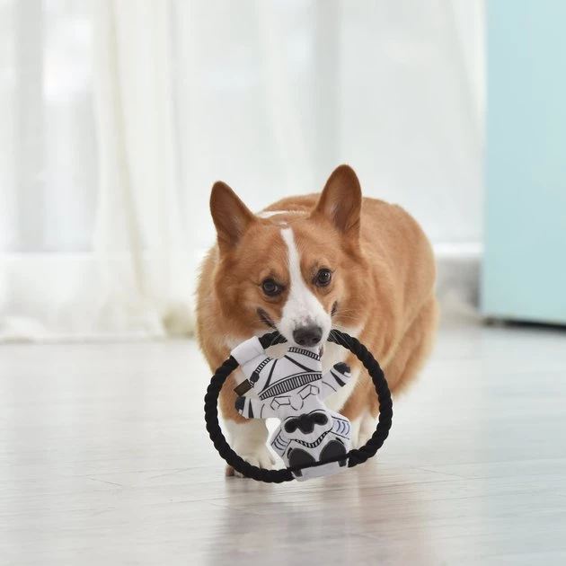 Fetch For Pets Star Wars Storm Trooper Plush Rope Frisbee Dog Toy 6 Fetch For Pets Star Wars Storm Trooper Plush Rope Frisbee Dog Toy - Image 4