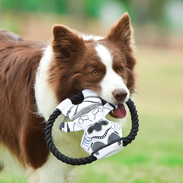 Fetch For Pets Star Wars Storm Trooper Plush Rope Frisbee Dog Toy 7 Fetch For Pets Star Wars Storm Trooper Plush Rope Frisbee Dog Toy - Image 5