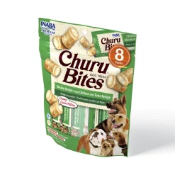 Inaba Churu Bites Wraps Chicken with Tuna Recipe Grain-Free Soft & Chewy Dog Treats, 0.42-oz, pack of 8