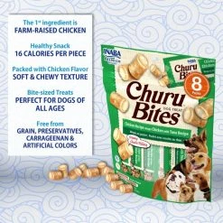 Inaba Churu Bites Wraps Chicken with Tuna Recipe Grain-Free Soft & Chewy Dog Treats, 0.42-oz, pack of 8 -Fetch For Pets || Ware || Inaba Shop 265012 PT3. SY630 V1636417581