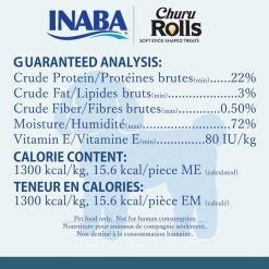 Inaba Churu Rolls Chicken Recipe Grain-Free Soft & Chewy Dog Treats, 0.42-oz, pack of 8 16 Inaba Churu Rolls Chicken Recipe Grain-Free Soft & Chewy Dog Treats, 0.42-oz, pack of 8 -Fetch For Pets || Ware || Inaba Shop 265018 PT6. SY630 V1636415515