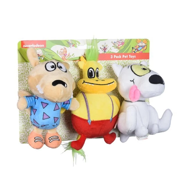 Fetch For Pets Nickelodeon Rocko's Modern Life: Rocko, Spunky, Heffer Squeaky Plush Dog Toys, 3 count 4 Fetch For Pets Nickelodeon Rocko's Modern Life: Rocko, Spunky, Heffer Squeaky Plush Dog Toys, 3 count - Image 2