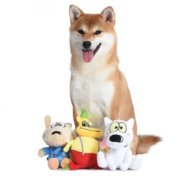Fetch For Pets Nickelodeon Rocko's Modern Life: Rocko, Spunky, Heffer Squeaky Plush Dog Toys, 3 count 6 Fetch For Pets Nickelodeon Rocko's Modern Life: Rocko, Spunky, Heffer Squeaky Plush Dog Toys, 3 count - Image 4