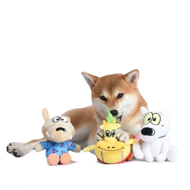 Fetch For Pets Nickelodeon Rocko's Modern Life: Rocko, Spunky, Heffer Squeaky Plush Dog Toys, 3 count 7 Fetch For Pets Nickelodeon Rocko's Modern Life: Rocko, Spunky, Heffer Squeaky Plush Dog Toys, 3 count - Image 5