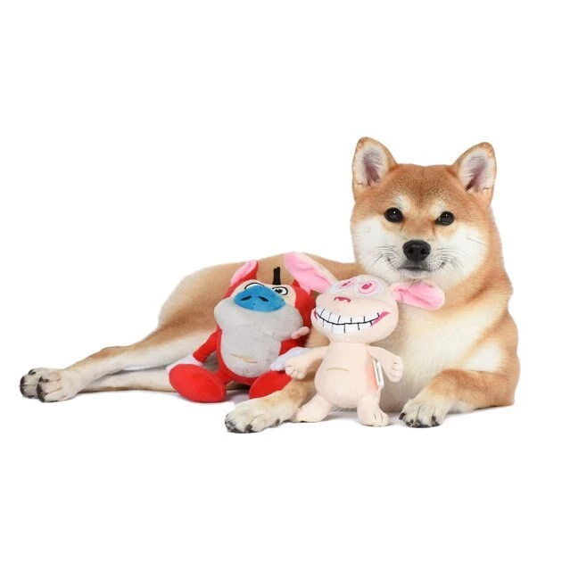 Fetch For Pets Nickelodeon Ren & Stimpy Squeaky Plush Dog Toys, 2 count 7 Fetch For Pets Nickelodeon Ren & Stimpy Squeaky Plush Dog Toys, 2 count - Image 5