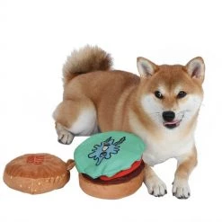 Fetch For Pets SpongeBob Krabby Patty Squeaky Plush Dog Toy -Fetch For Pets || Ware || Inaba Shop 265307 PT4. SY630 V1611091706