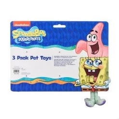 Fetch For Pets SpongeBob Squidward, Plankton & Mr. Krabs Squeaky Plush Dog Toys, 3 count -Fetch For Pets || Ware || Inaba Shop 265315 PT2. SY630 V1611091305