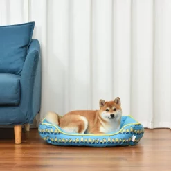 Fetch For Pets Minions Minions In A Row Cuddler Dog Bed, Blue/White -Fetch For Pets || Ware || Inaba Shop 277825 PT5. SY630 V1625614928