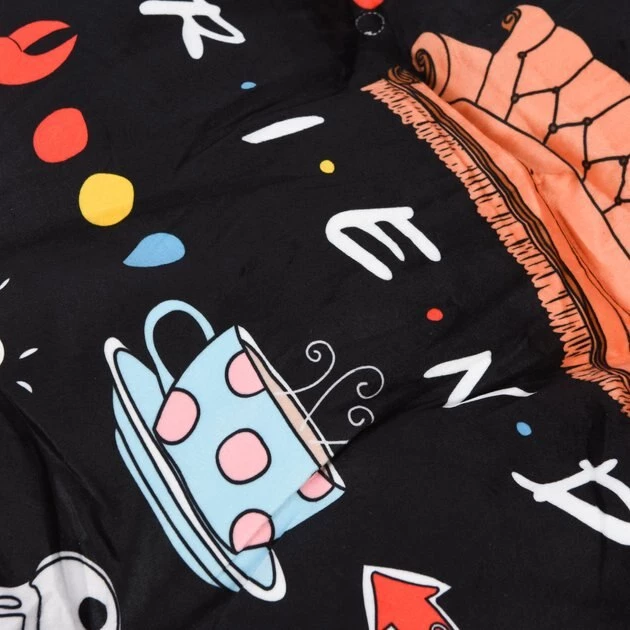 Fetch For Pets Friends Iconic Friends Graphics Napper Dog Bed, Black 6 Fetch For Pets Friends Iconic Friends Graphics Napper Dog Bed, Black - Image 4