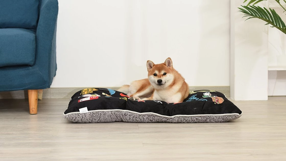 Fetch For Pets Friends Iconic Friends Graphics Napper Dog Bed, Black 7 Fetch For Pets Friends Iconic Friends Graphics Napper Dog Bed, Black - Image 5