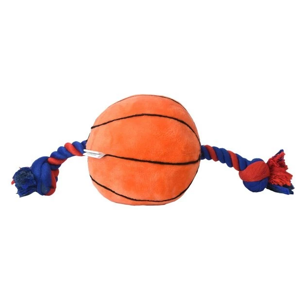 Fetch For Pets Looney Tunes Space Jam 2 Basketball Rope Pull Dog Toy 4 Fetch For Pets Looney Tunes Space Jam 2 Basketball Rope Pull Dog Toy - Image 2