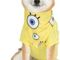 Fetch For Pets Spongebob Dog T-Shirt & Bandana -Fetch For Pets || Ware || Inaba Shop 286855 PT4. SY630 V1633065376