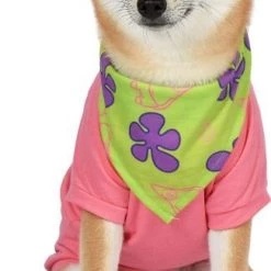 Fetch For Pets Spongebob Patrick Dog T-Shirt & Bandana -Fetch For Pets || Ware || Inaba Shop 286860 PT2. SY630 V1633129706