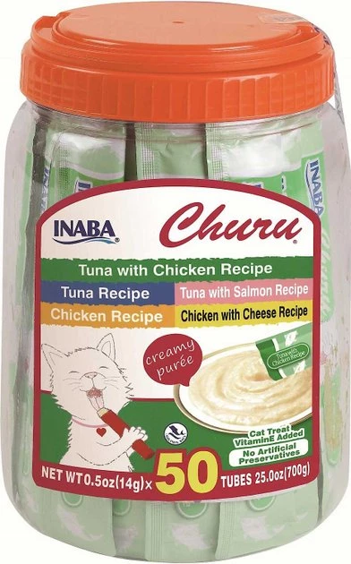 Inaba||Stella & Chewy's Inaba Churu Tuna & Chicken Puree Grain-Free Lickable Treat + Stella & Chewy's Chick Chick Chicken Dinner Morsels Freeze-Dried Raw Cat Food 5 Inaba||Stella & Chewy's Inaba Churu Tuna & Chicken Puree Grain-Free Lickable Treat + Stella & Chewy's Chick Chick Chicken Dinner Morsels Freeze-Dried Raw Cat Food - Image 3