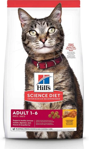 Hill's Science Diet||Inaba Hill's Science Diet Adult Chicken Recipe Dry Cat Food, 16-lb bag + Inaba Churu Grain-Free Chicken Puree Lickable Cat Treat, 0.5-oz tube, pack of 24 4 Hill's Science Diet||Inaba Hill's Science Diet Adult Chicken Recipe Dry Cat Food, 16-lb bag + Inaba Churu Grain-Free Chicken Puree Lickable Cat Treat, 0.5-oz tube, pack of 24 - Image 2