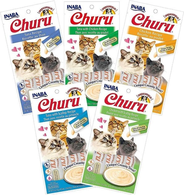 Inaba||Instinct Inaba Churu Grain-Free Chicken, Tuna, Scallop Puree Variety Pack Lickable Cat Treat, 0.5-oz tube, pack of 20 + Instinct Original Kitten Grain-Free Recipe with Real Chicken Freeze-Dried Raw Coated Dry Cat Food, 4.5-lb bag 4 Inaba||Instinct Inaba Churu Grain-Free Chicken, Tuna, Scallop Puree Variety Pack Lickable Cat Treat, 0.5-oz tube, pack of 20 + Instinct Original Kitten Grain-Free Recipe with Real Chicken Freeze-Dried Raw Coated Dry Cat Food, 4.5-lb bag - Image 2