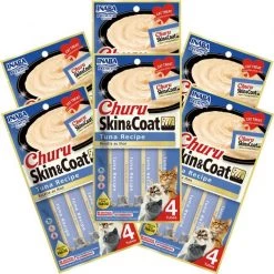 Inaba Churu Grain-Free Skin & Coat Tuna Recipe Lickable Cat Treat, 24 count -Fetch For Pets || Ware || Inaba Shop 316855 PT2. SY630 V1633453911