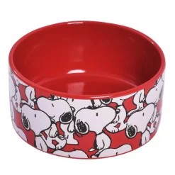Fetch For Pets Snoopy Ceramic Dog Bowl, 3.5-cups