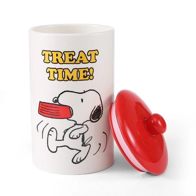 Fetch For Pets Snoopy Treat Time Ceramic Dog Treat Jar 5 Fetch For Pets Snoopy Treat Time Ceramic Dog Treat Jar - Image 3