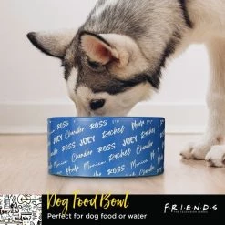 Fetch For Pets Friends "Rather Be Watching" Ceramic Dog Bowl -Fetch For Pets || Ware || Inaba Shop 345620 PT5. SY630 V1636387697
