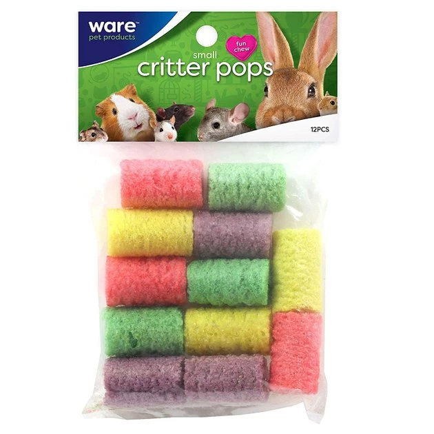 Ware Critter Pops Small Animal Fun Chew Treats 3 Ware Critter Pops Small Animal Fun Chew Treats